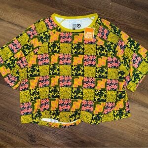 NWT Target Latino Heritage Month Floral Boxy Tee